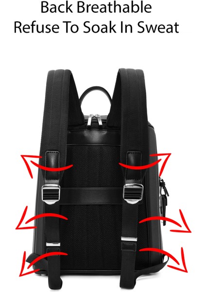 D-Pack Erkek Siyah Kumaş Sırt Çantası 24WBD30216F