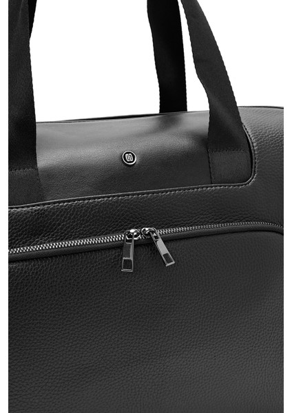 Erkek Siyah Uzun Askılı Seyahat Çantası 24WBD3103FT