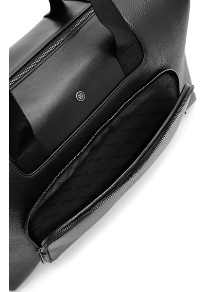 Erkek Siyah Uzun Askılı Seyahat Çantası 24WBD3103FT