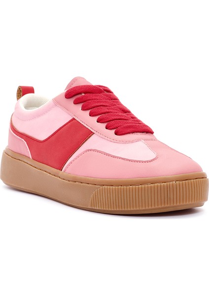 Acbc x Kadın Pembe Bağcıklı Süet Sneaker 24WFD435310