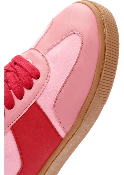 Acbc x Kadın Pembe Bağcıklı Süet Sneaker 24WFD435310