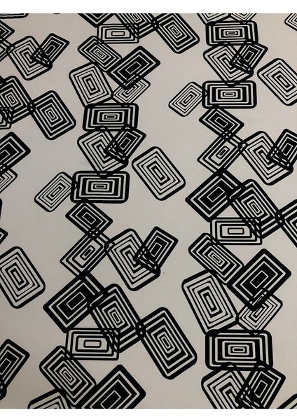 Geometrik Desenli Kumaş-Elbise, Tunik Ferace-En 150CM