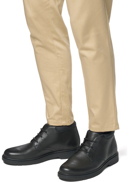 Erkek Siyah Spherica Ec1 Bağcıklı Deri Casual Bot U36D1B00046C9997