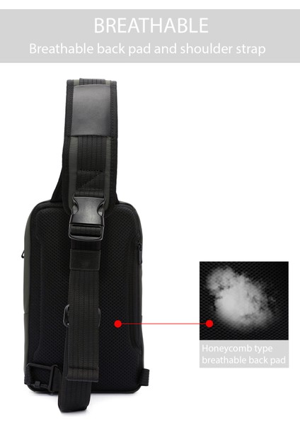 D-Pack Erkek Yeşil Uzun Askılı Omuz Çantası 23WBD30096F