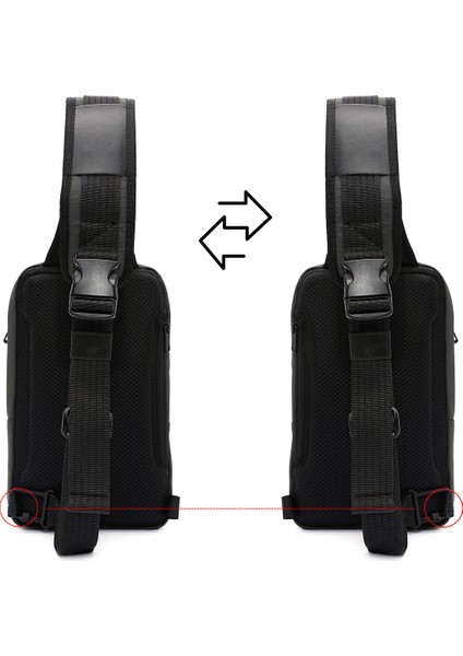 D-Pack Erkek Yeşil Uzun Askılı Omuz Çantası 23WBD30096F