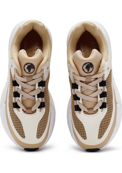Acbc x Derimod Kadın Bej Bağcıklı Sneaker 24WFD435414
