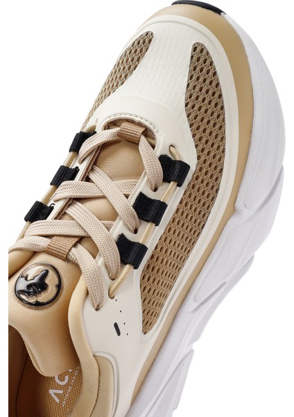 Acbc x Derimod Kadın Bej Bağcıklı Sneaker 24WFD435414