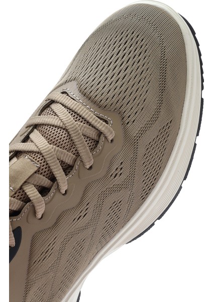 Erkek Bej Bağcıklı Kalın Tabanlı Sneaker 25SFD76016F