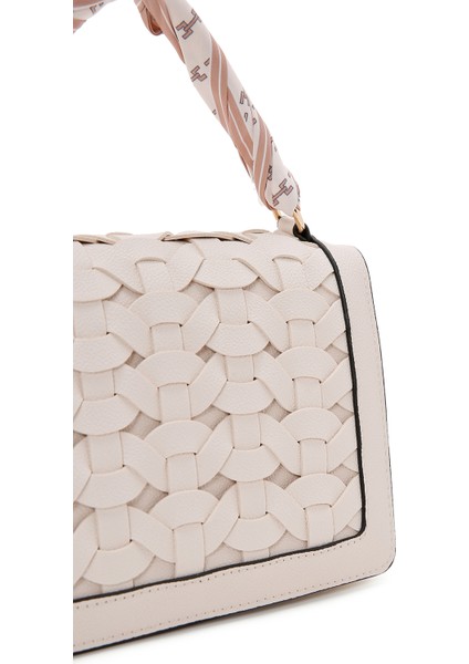 Kadın Krem Uzun Askılı Mini Çapraz Çanta 25SBD281329