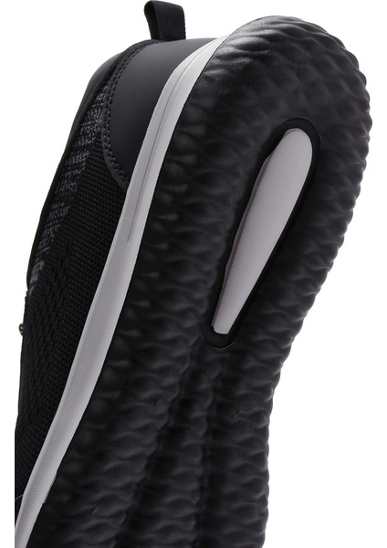 Zero Erkek Siyah Bağcıklı Kalın Tabanlı Kumaş Sneaker 25SFD69046F