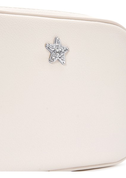 Kadın Krem Uzun Askılı Çapraz Çanta 25SBD280418