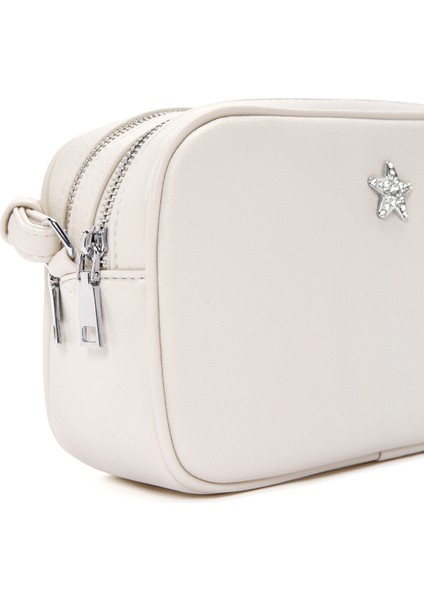 Kadın Krem Uzun Askılı Çapraz Çanta 25SBD280418