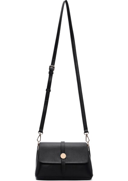 Kadın Siyah Uzun Askılı Çapraz Çanta 25SBD280618