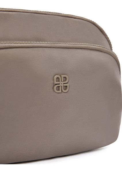 Kadın Vizon Uzun Askılı Kumaş Mini Çapraz Çanta 25SBD24276F