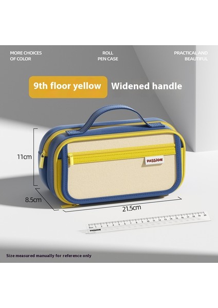 Kırtasiye Çantası Vintage Kalem Kutusu Büyük Kapasiteli Kalem Kutusu (Yurt Dışından)