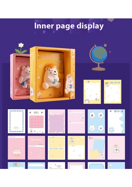 Karikatür Sevimli Defter Öğrenci Günlüğü Not Defteri (Yurt Dışından) modelleri