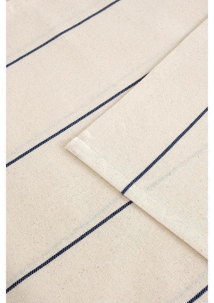 Lacivert Çizgili Masa Örtüsü, Modern ve Şık Tasarım, 150X220 cm fiyatları