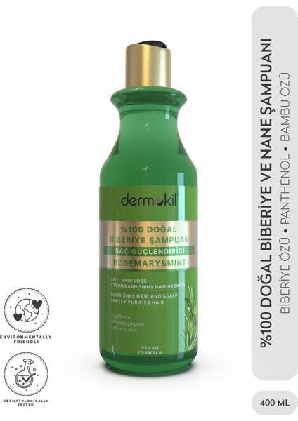 %100 Doğal Biberiye Şampuan 400 ml