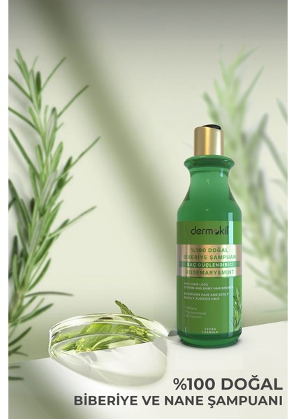%100 Doğal Biberiye Şampuan 400 ml modelleri