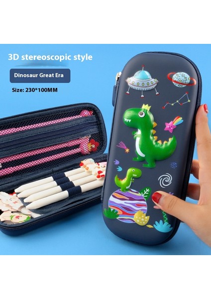 3D Üç Boyutlu Kırtasiye Kutusu Kalem Kutusu Büyük Kapasiteli Kire Dalı Okul Kalem Kutusu (Yurt Dışından)