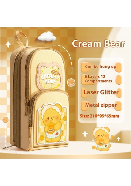 Kalem Çantasıbüyük Kapasiteli Saklama Kırtasiye Çantasıkalem Çantası (Yurt Dışından)