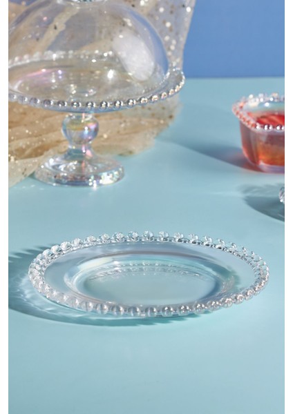 Beyaz 19 cm Servis Tabağı, Şık ve Kullanışlı Yemek Sunumu Için Ideal.