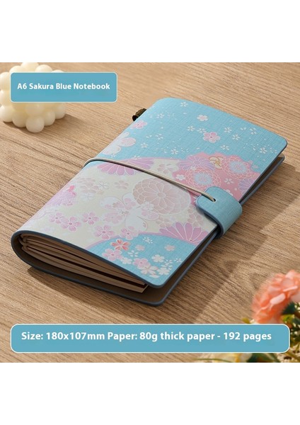 Seyahat Defteri Vintage A6 El Kitabı Öğrenci Günlüğü (Yurt Dışından)