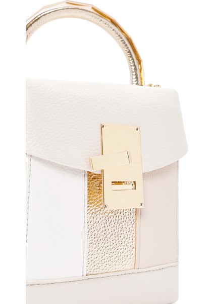 Kadın Krem Uzun Askılı Çapraz Çanta 25SBD240114