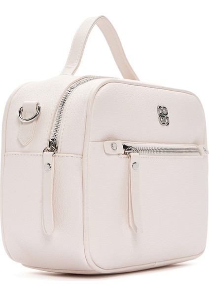 Kadın Krem Uzun Askılı Çapraz Çanta 25SBD2432FT