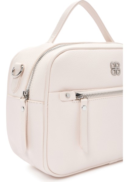 Kadın Krem Uzun Askılı Çapraz Çanta 25SBD2432FT