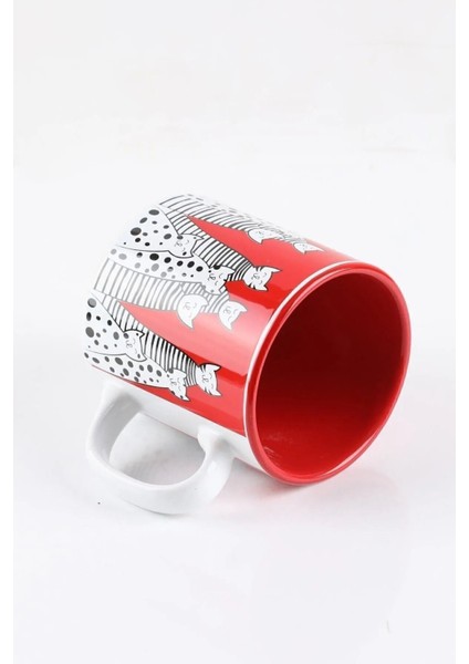 Kırmızı 10 cm Ribonlu Kupa, Şık ve Kullanışlı Tasarım, Hediye Için Ideal Seçenek modelleri