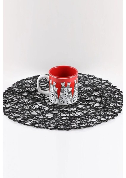 Kırmızı 10 cm Ribonlu Kupa, Şık ve Kullanışlı Tasarım, Hediye Için Ideal Seçenek fırsatları