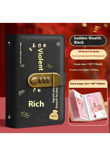 Para Defteri Kitapçığı Nakit Düzenleyici (Yurt Dışından)