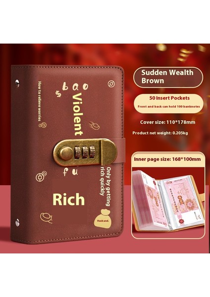 Para Defteri Kitapçığı Nakit Düzenleyici (Yurt Dışından)