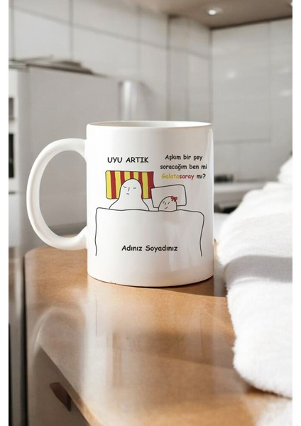Kişiye Özel Aşkım Ben Mi Galatasaray Mı Taraftar Kupa Bardak Hediye