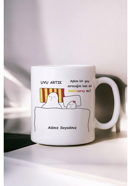 Kişiye Özel Aşkım Ben Mi Galatasaray Mı Taraftar Kupa Bardak Hediye fiyatları