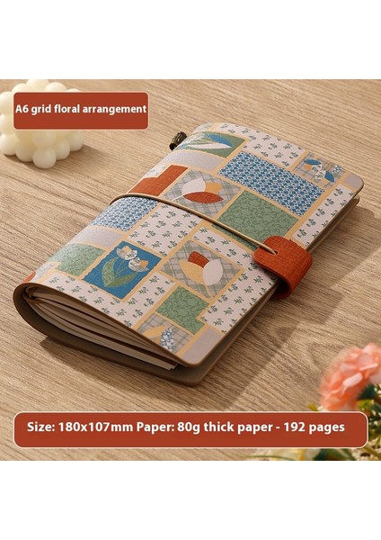 Seyahat Defteri Vintage A6 El Kitabı Öğrenci Günlüğü (Yurt Dışından)