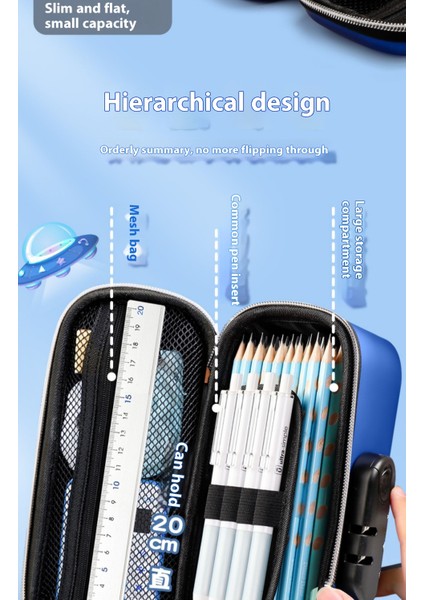 Büyük Kapasiteli Kalem Kutusukod Kilitli Kırtasiye Çantası (Yurt Dışından) fiyatları