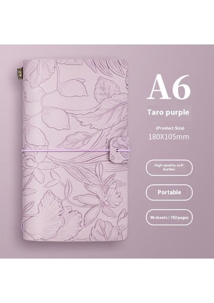 Seyahat Defteri Vintage A6 El Kitabı Öğrenci Günlüğü (Yurt Dışından)