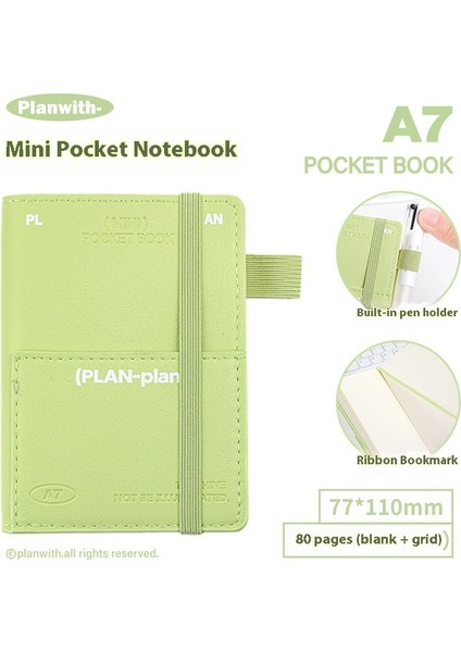 Mini A7 Öğrenci Cep Kitabı El Kitabı (Yurt Dışından)