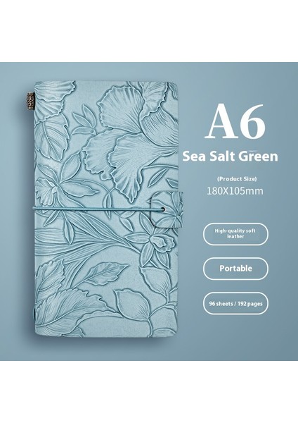 Seyahat Defteri Vintage A6 El Kitabı Öğrenci Günlüğü (Yurt Dışından)