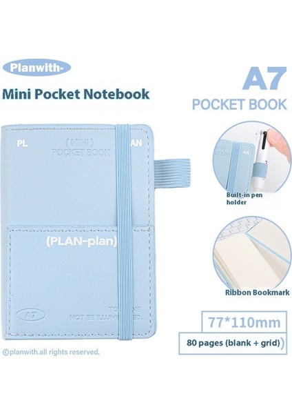 Mini A7 Öğrenci Cep Kitabı El Kitabı (Yurt Dışından)