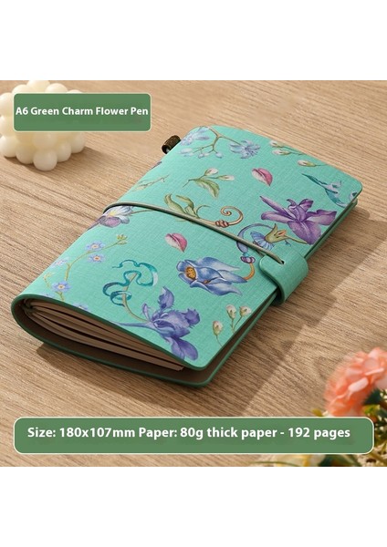 Seyahat Defteri Vintage A6 El Kitabı Öğrenci Günlüğü (Yurt Dışından)