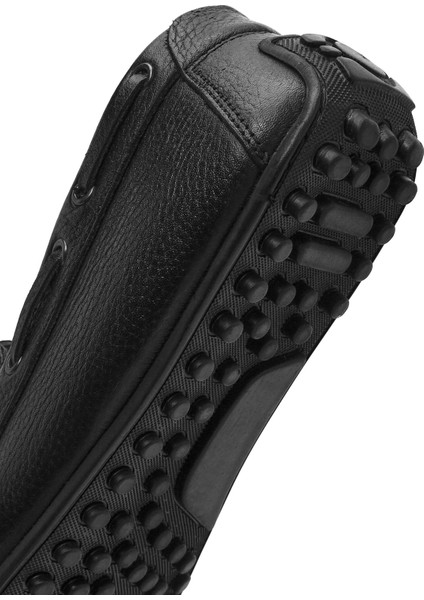 Erkek Siyah Deri Casual Loafer 25SFD7548FT