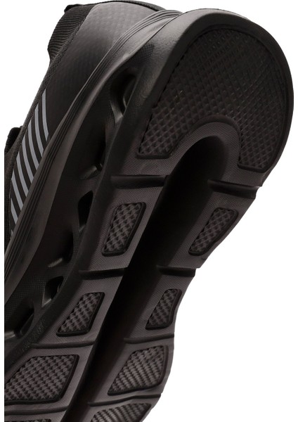 Zero Erkek Siyah Bağcıklı Kalın Tabanlı Sneaker 25SFD69176F