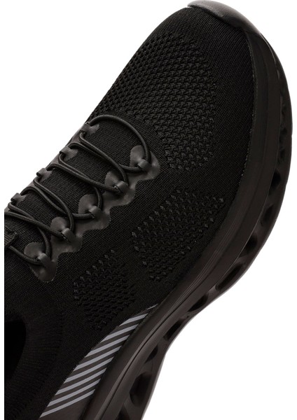 Zero Erkek Siyah Bağcıklı Kalın Tabanlı Sneaker 25SFD69176F