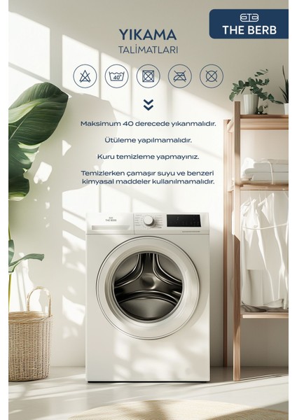 Pamuklu Su Geçirmez Yatak Koruyucu Alez, Tek ve Çift Kişilik, Full Kenar, Beyaz