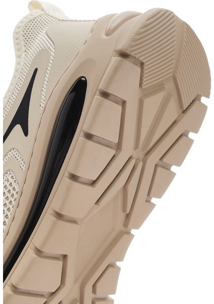 Zero Erkek Bej Bağcıklı Kumaş Sneaker 25SFD69156F