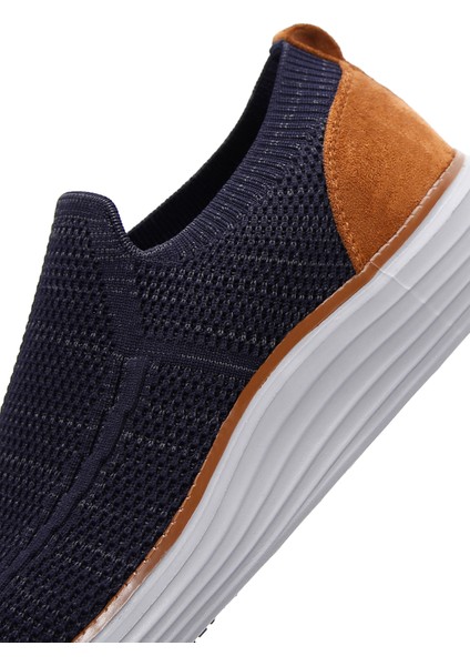 Zero Erkek Lacivert Kalın Tabanlı Sneaker 25SFD69026F