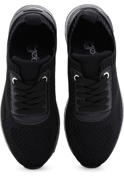 Zero Kadın Siyah Bağcıklı Sneaker 25SFD43016F